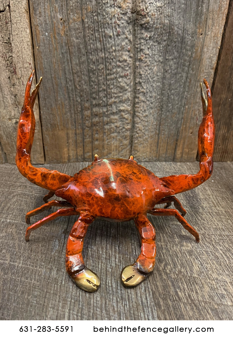 Crab Bronze Figurine