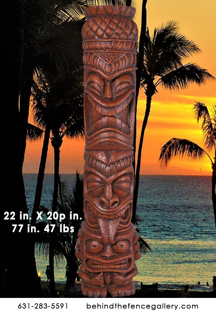 Grand Tiki Totem Statue - Click Image to Close