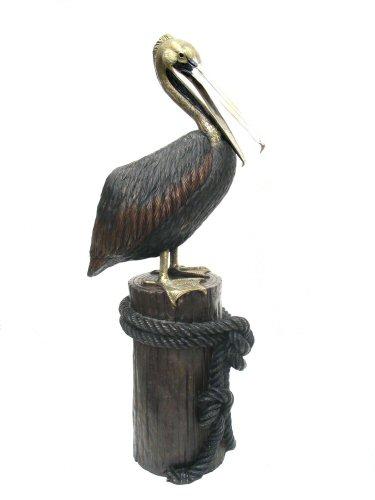 Bronze Standing Pelican Statue (Large) - Click Image to Close