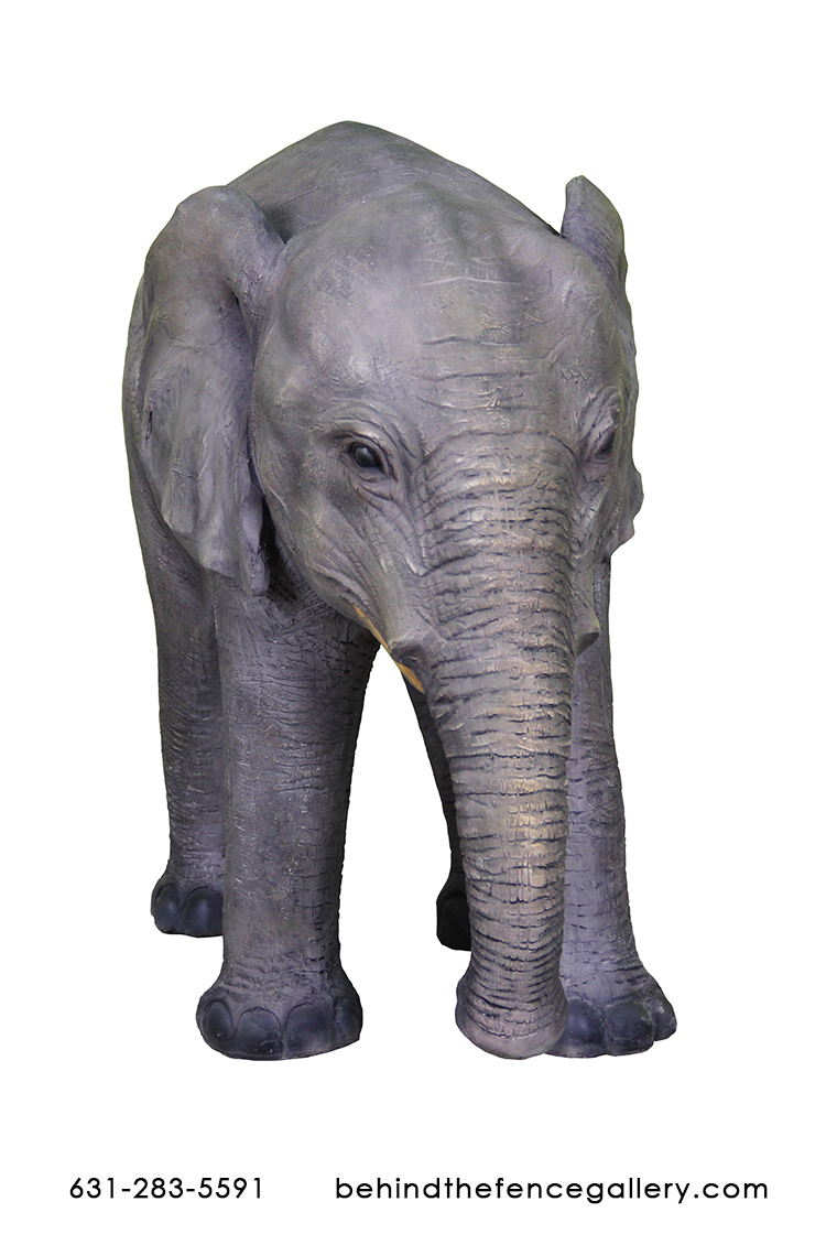 Baby Elephant Statue - Click Image to Close