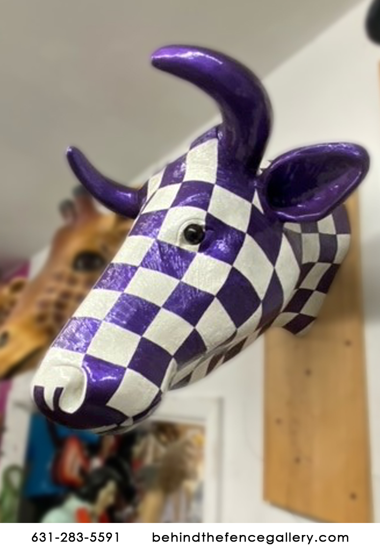 Checkered Cow Head