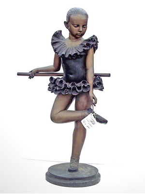 Bronze Ballerina Statue - Click Image to Close
