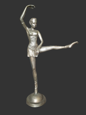 Bronze Nickel Finish Ballet Dancer