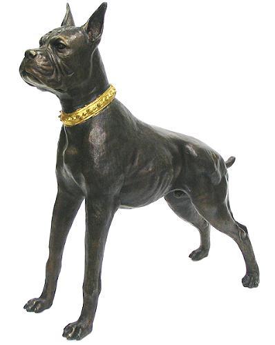 Bronze Standing Boxer - Click Image to Close