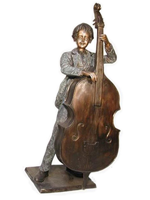 Bronze Boy with Cello