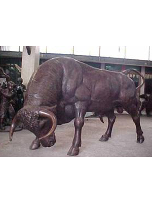 Bronze Fighting Bull or Toro