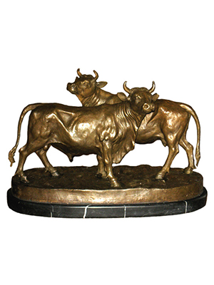 Bronze 2 Bulls - Click Image to Close