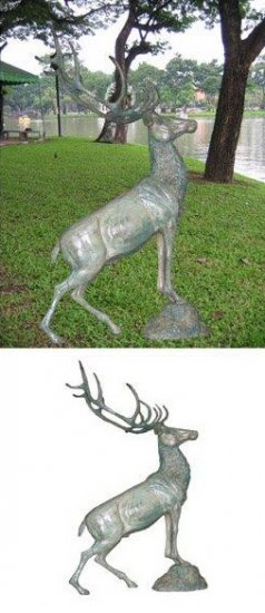 Standing Deer - Click Image to Close