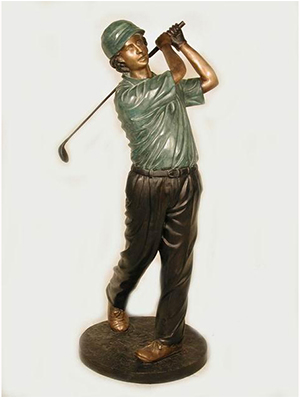 Bronze Golfer - Four