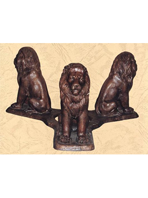 Bronze Lion Table Base