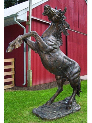 Bronze Life Size Rearing Horse