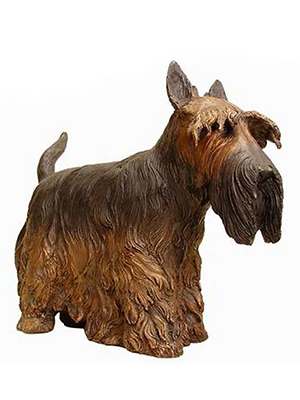 Bronze Scottish Terrier Statue