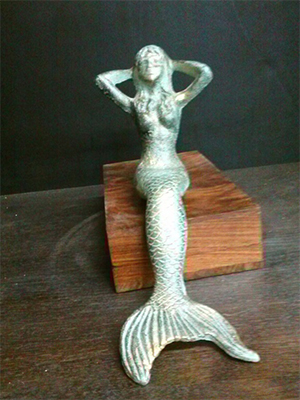 Cast Iron Mermaid (table top) - Click Image to Close