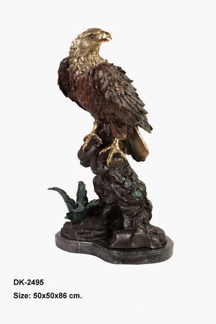 Eagle Standing on Rock 34\"
