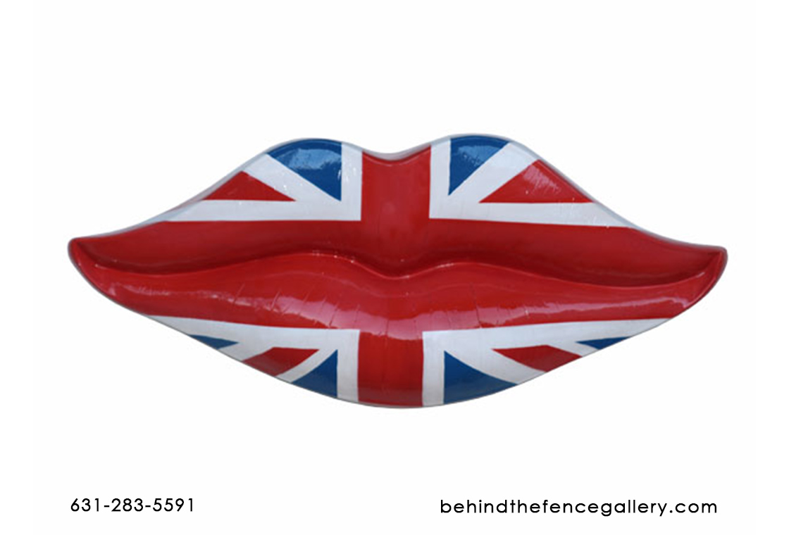 British Lips Wall Decor