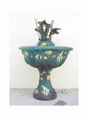 3 Coral with Bowl Fountain