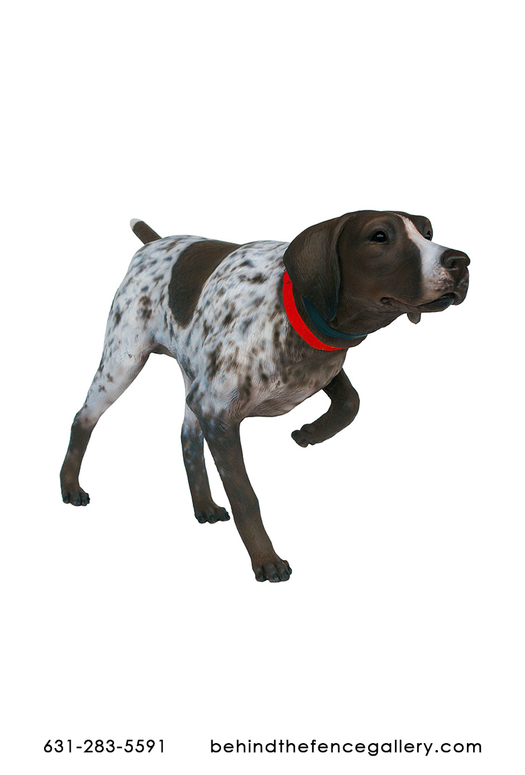 German Shorthaired Pointer Dog Statue - Click Image to Close