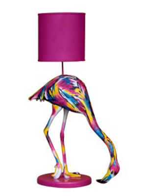 Pop Art Flamingo Lamp 4ft - Click Image to Close