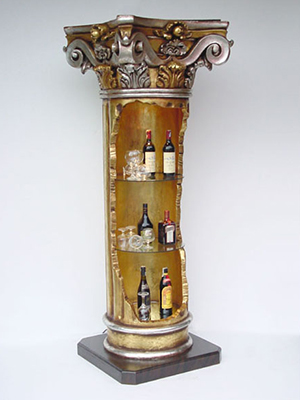 Corinthian Pillar Display Shelf