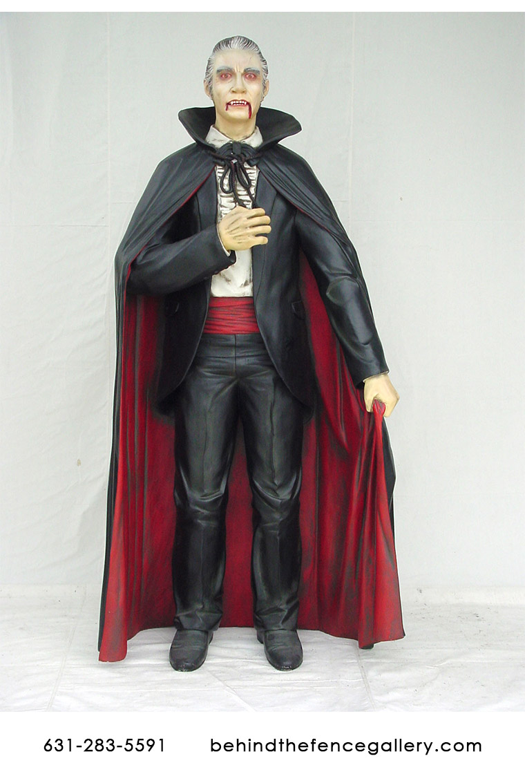 Dracula Statue - 6Ft. - Click Image to Close
