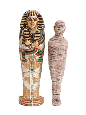 Tutankhamen\'s Mummy Display