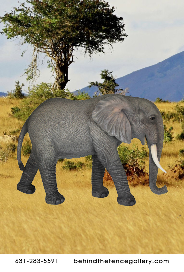 Elephant Statue - 5Ft H. - Click Image to Close