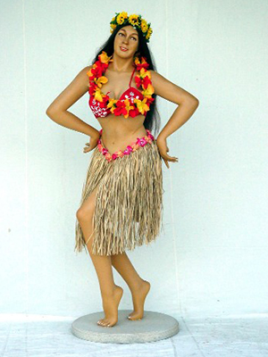 Hawaiian Hula Girl - Click Image to Close