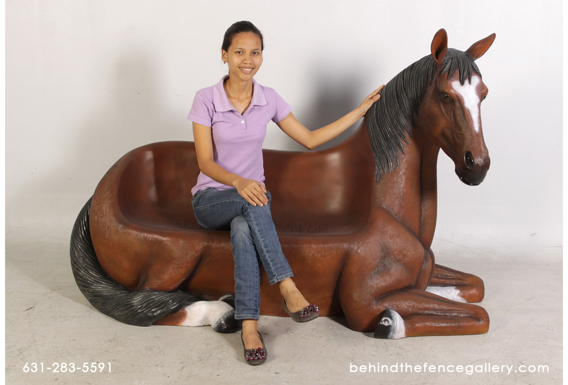 Horse Bench - Click Image to Close