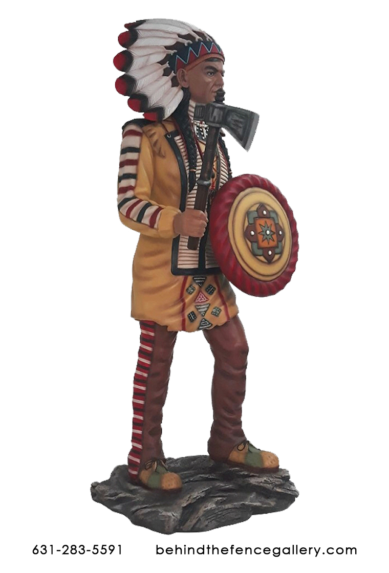 Native American Indian Life Size Statue