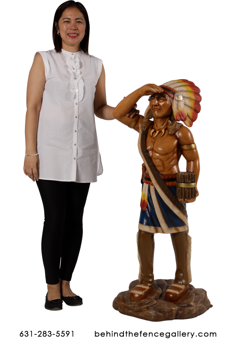 3 ft. Tobacco Store Indian Chief Statue