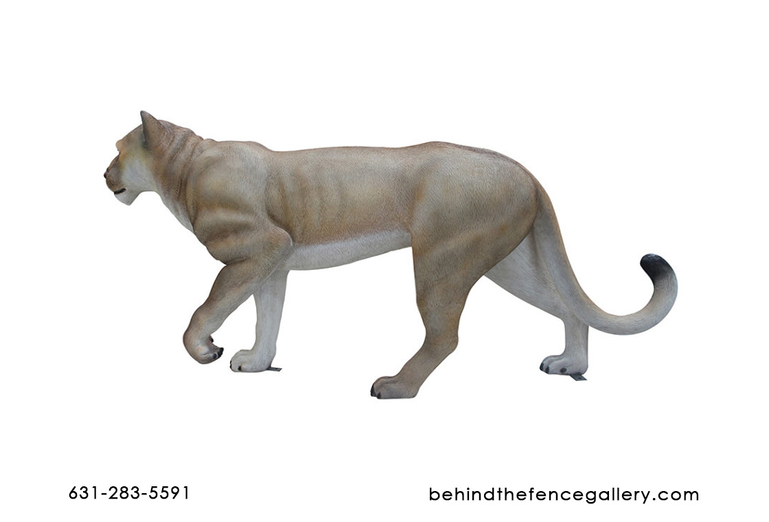 Walking Cougar Statue - Click Image to Close
