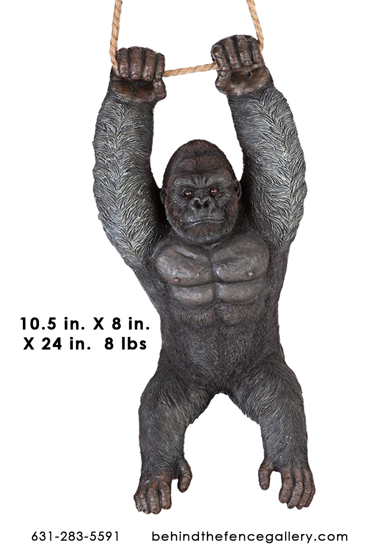 Hanging Gorilla Statue