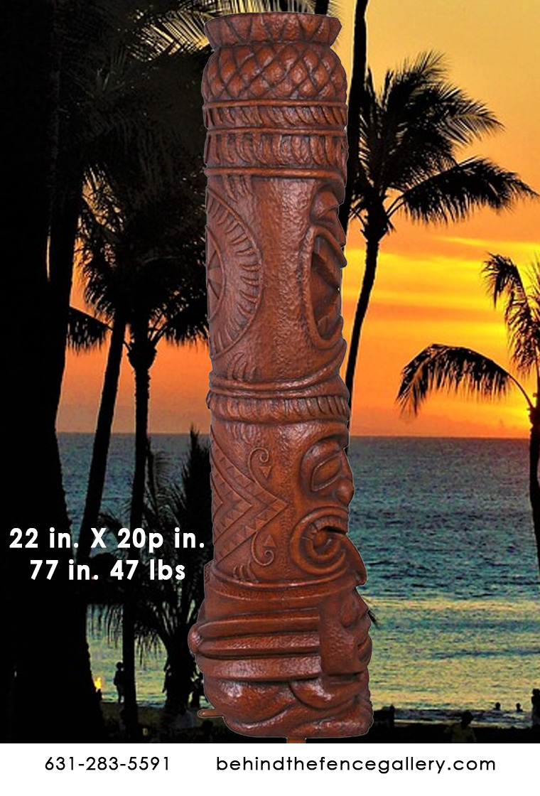 Grand Tiki Totem Statue - Click Image to Close
