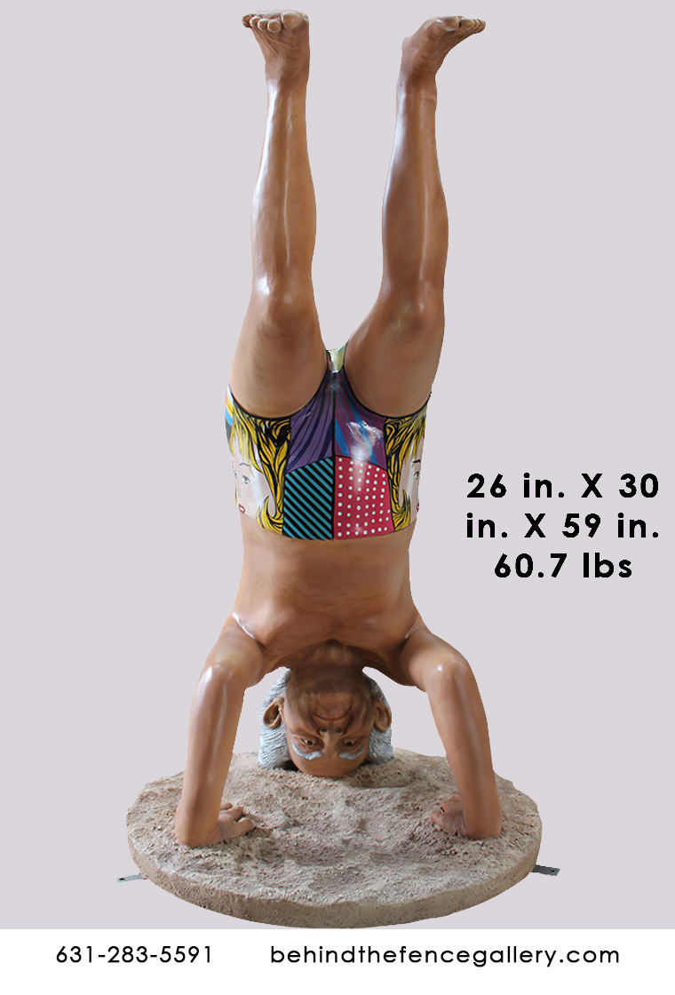 Davin Gurion Handstand Statue (LARGE) - Click Image to Close