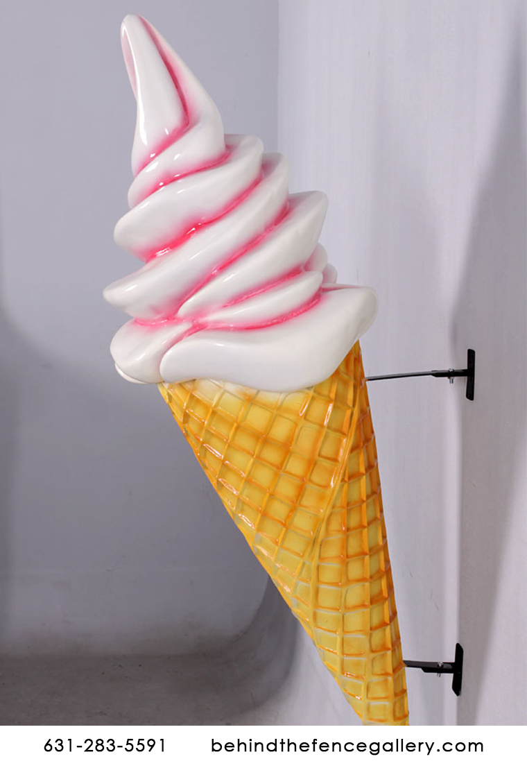 Vanilla Twist Ice Cream Wall Mount
