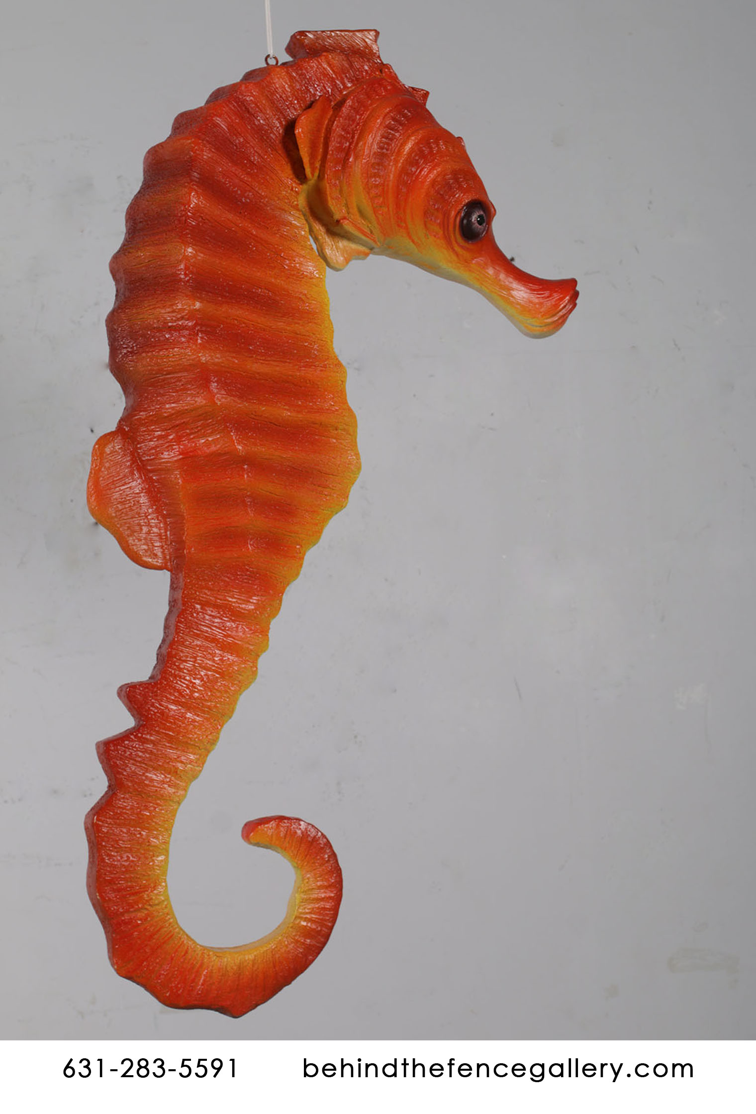 34 inch Seahorse Statue - Click Image to Close