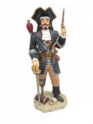6ft. Pirate Captain with Sword