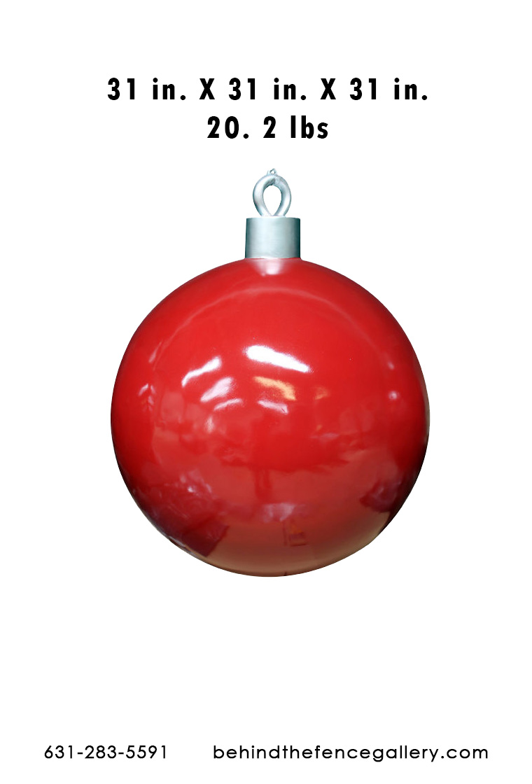 Large Red Ornament
