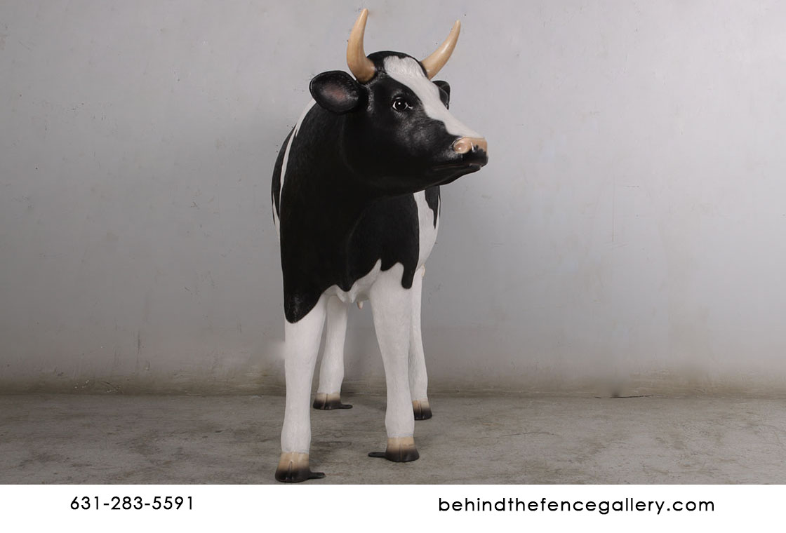 Cow Statue Medium Size Farm Animal Prop