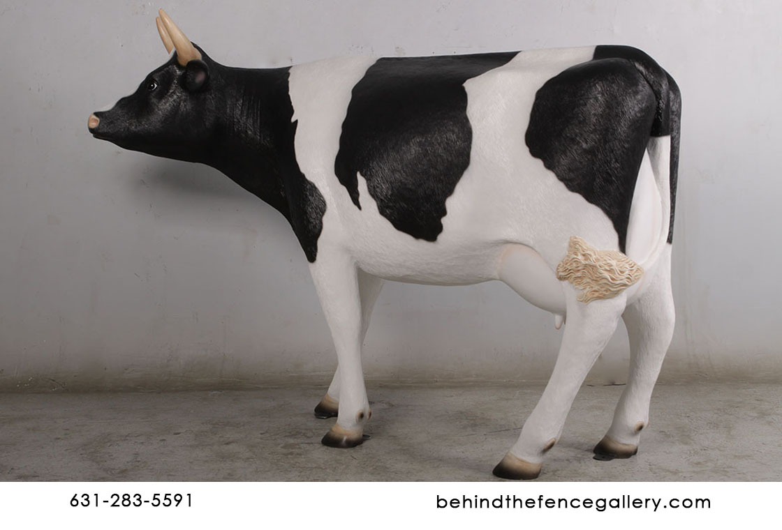 Cow Statue Medium Size Farm Animal Prop