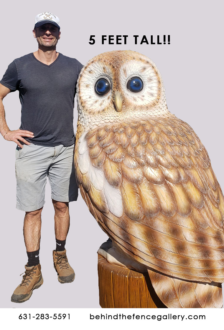 Tawny Owl Statue - 5ft