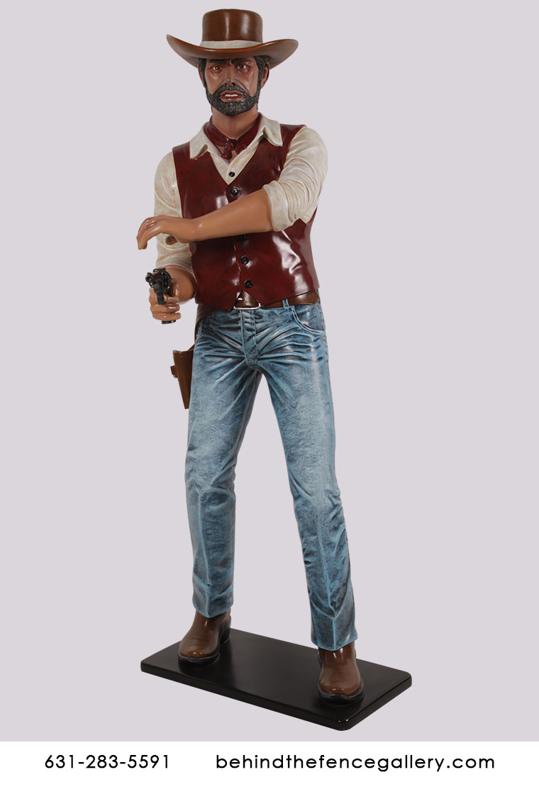 Gunslinger Cowboy Statue