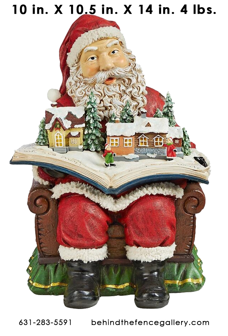 Santa's Coming to Town Statue - Click Image to Close