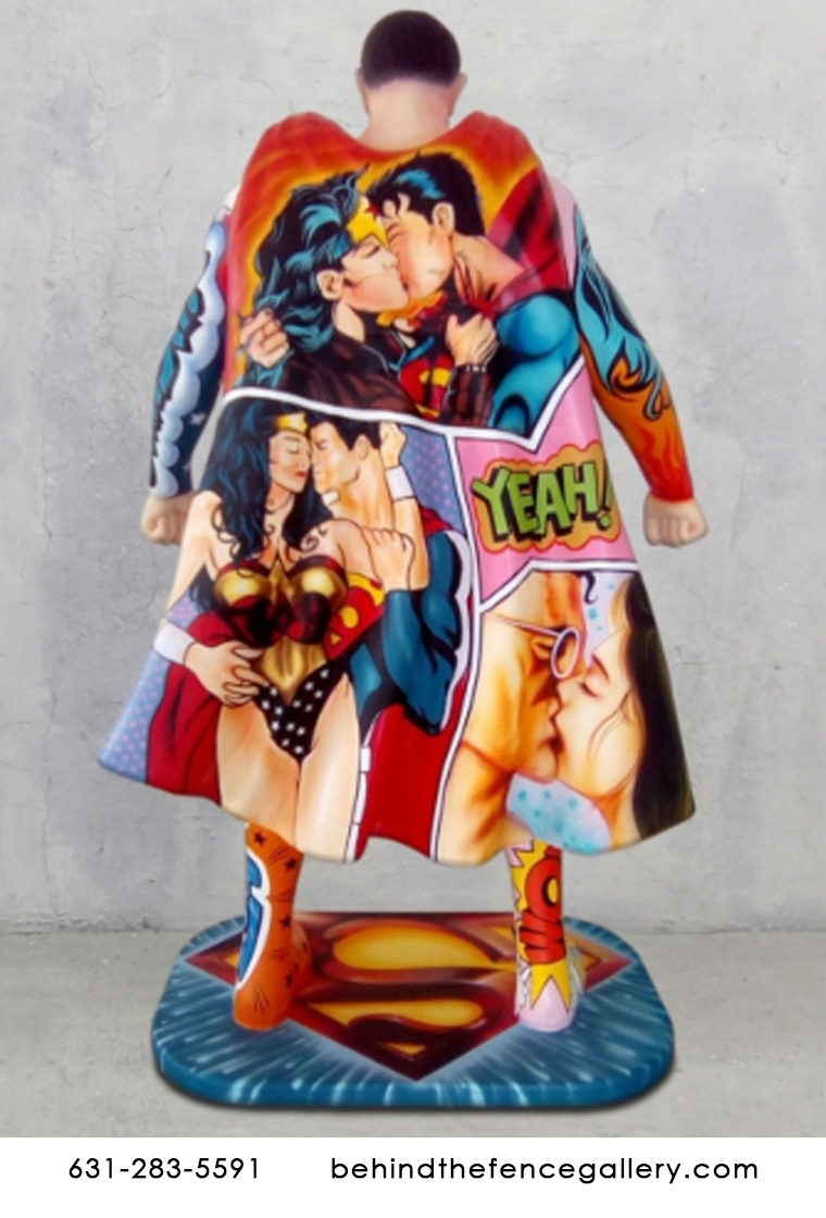 Pop Art Super Comic Book Hero Statue
