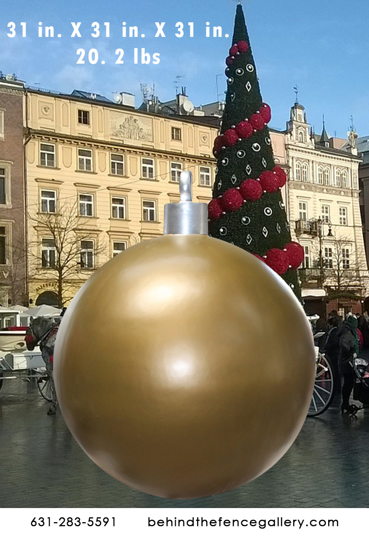 Large Gold Ornament