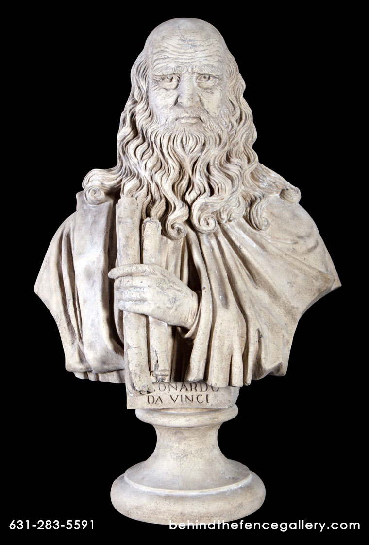 Leonardo Da Vinci Bust - Click Image to Close