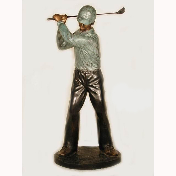 Bronze Golfer - Backswing