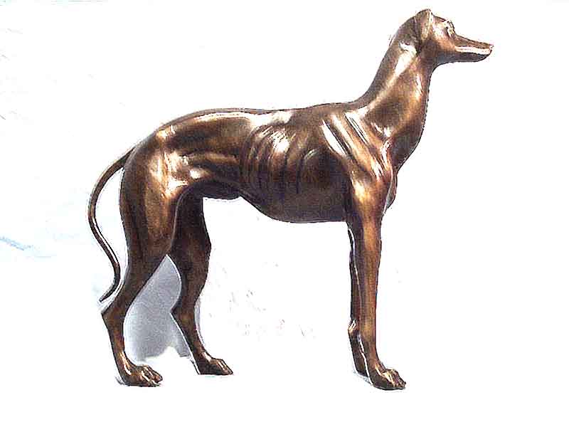 Small Bronze Greyhound - Click Image to Close