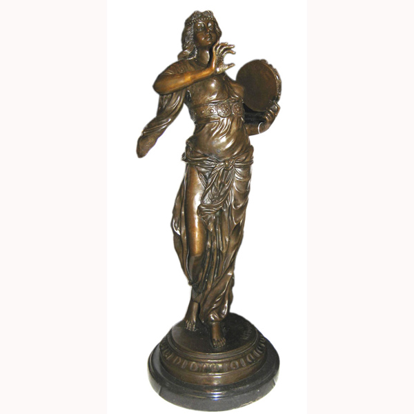 Bronze Gypsy Girl - Click Image to Close