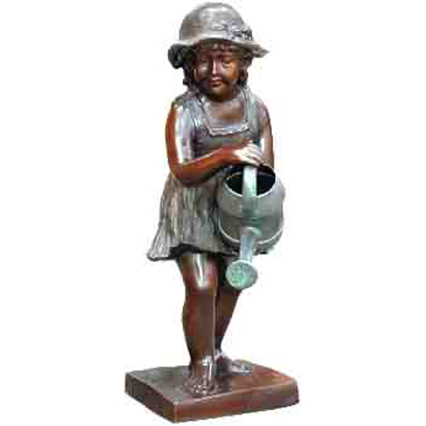 Bronze Girl with Watering Can
